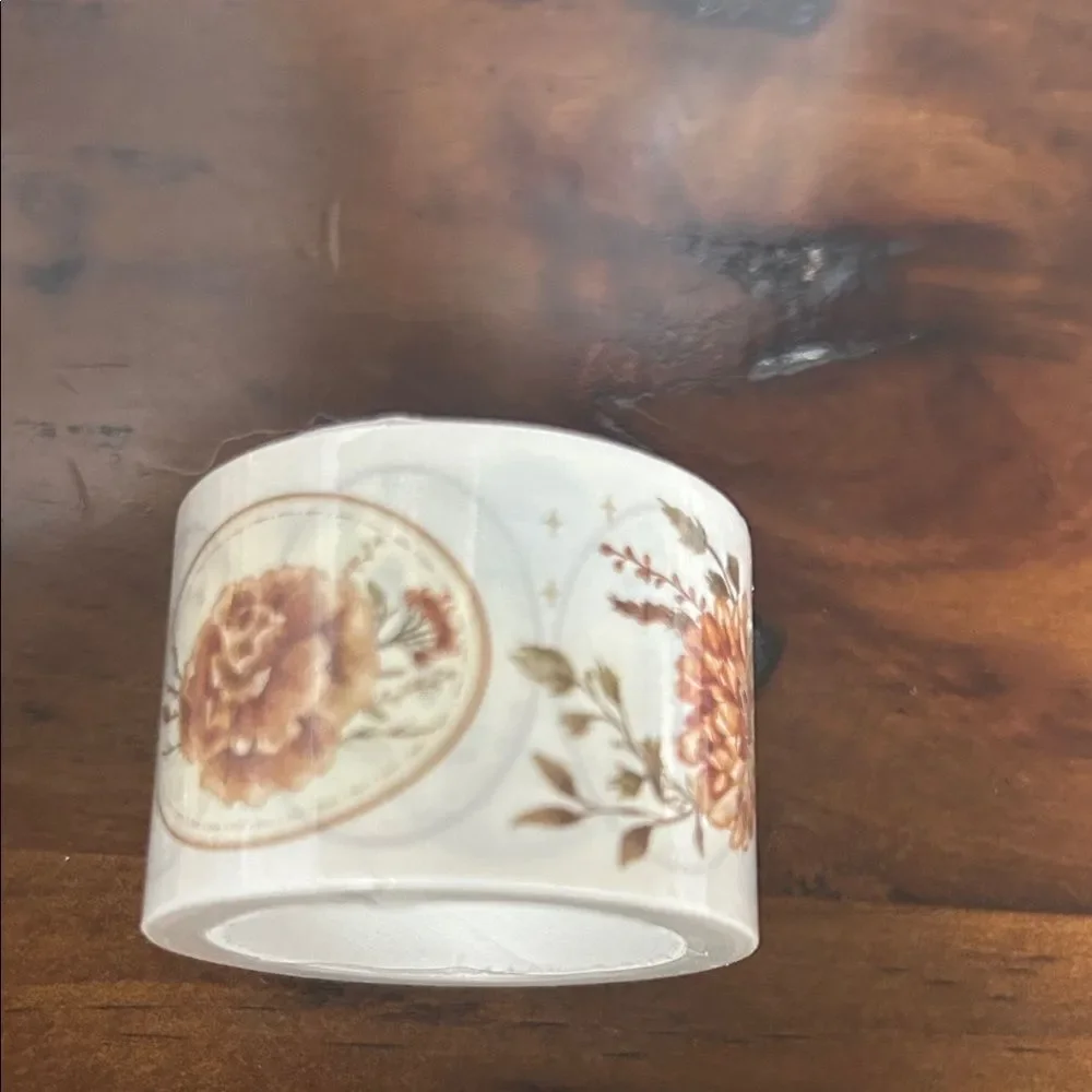 Paperminty Washi Floral with letters print new